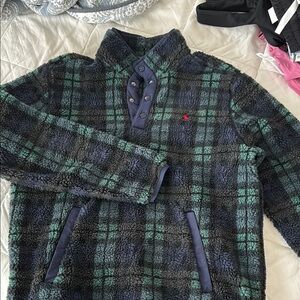 Polo Ralph Lauren plaid sherpa